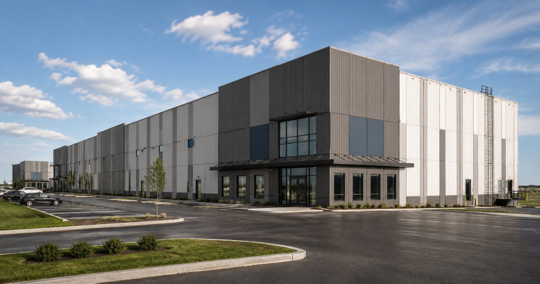 Industrial warehouse structure